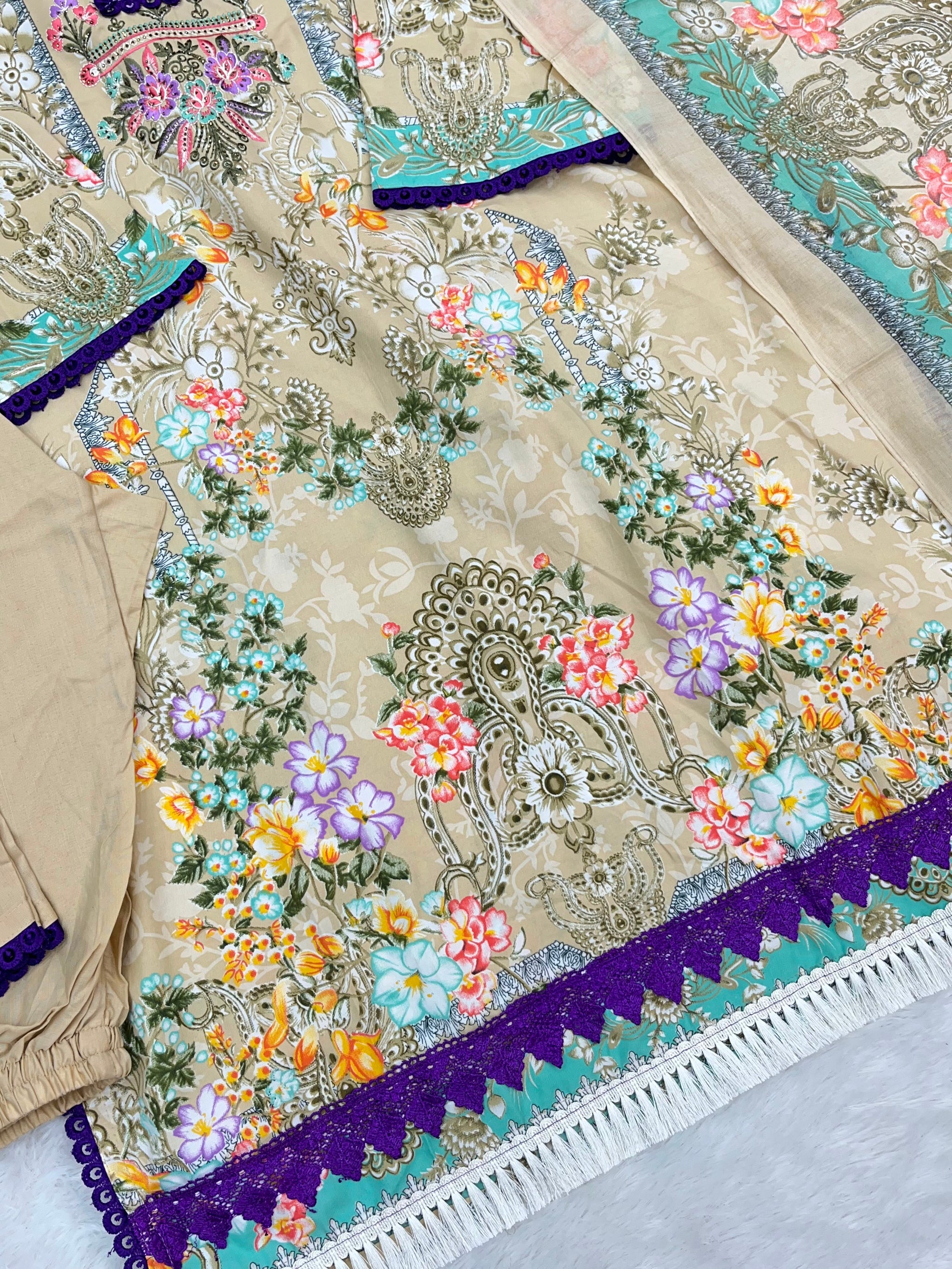 1290 Pakistani Embroidered Suit - Vandana Sobia Nazer