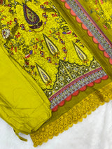 1221 Pakistani Embroidered Suit