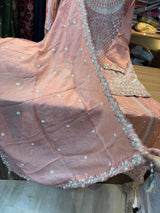 316 Imperial OG Husnara Gharara Set - Dusty Rose