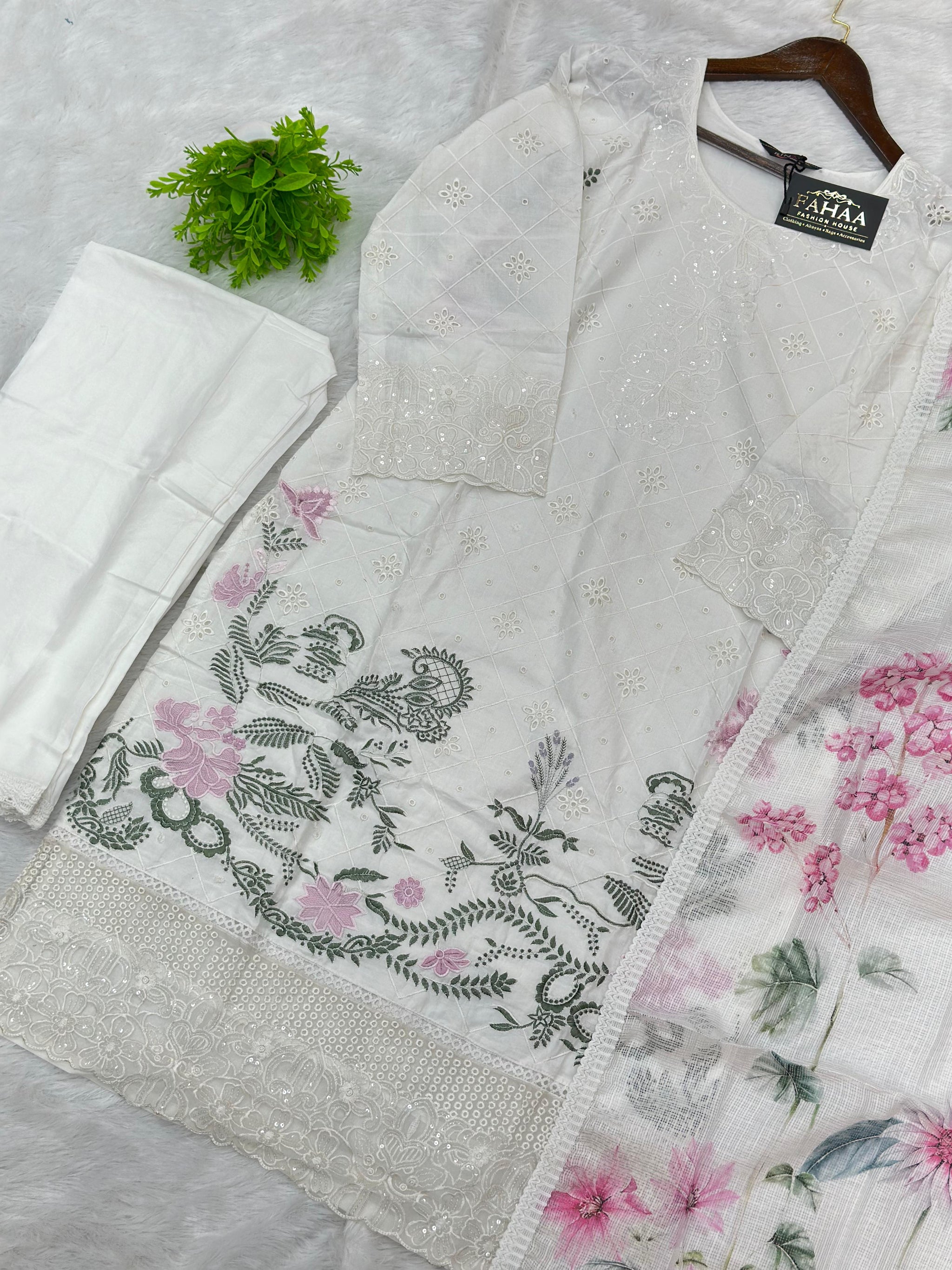 765 Readymade Pakistani Chikankari Suit