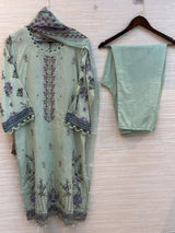 405 Floral Lawn Suit