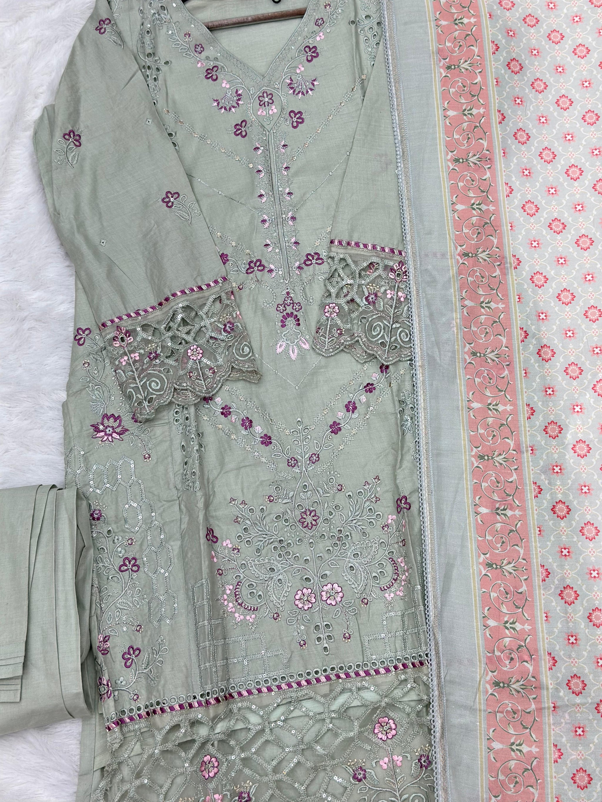 642 Premium Pakistani Lawn Suit