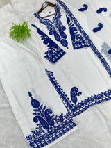 808 Readymade Pakistani 3pc Palazzo Coord-Set