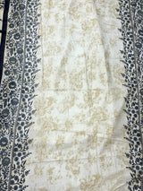 1451 Pakistani Embroidered Suit - Cream Beige
