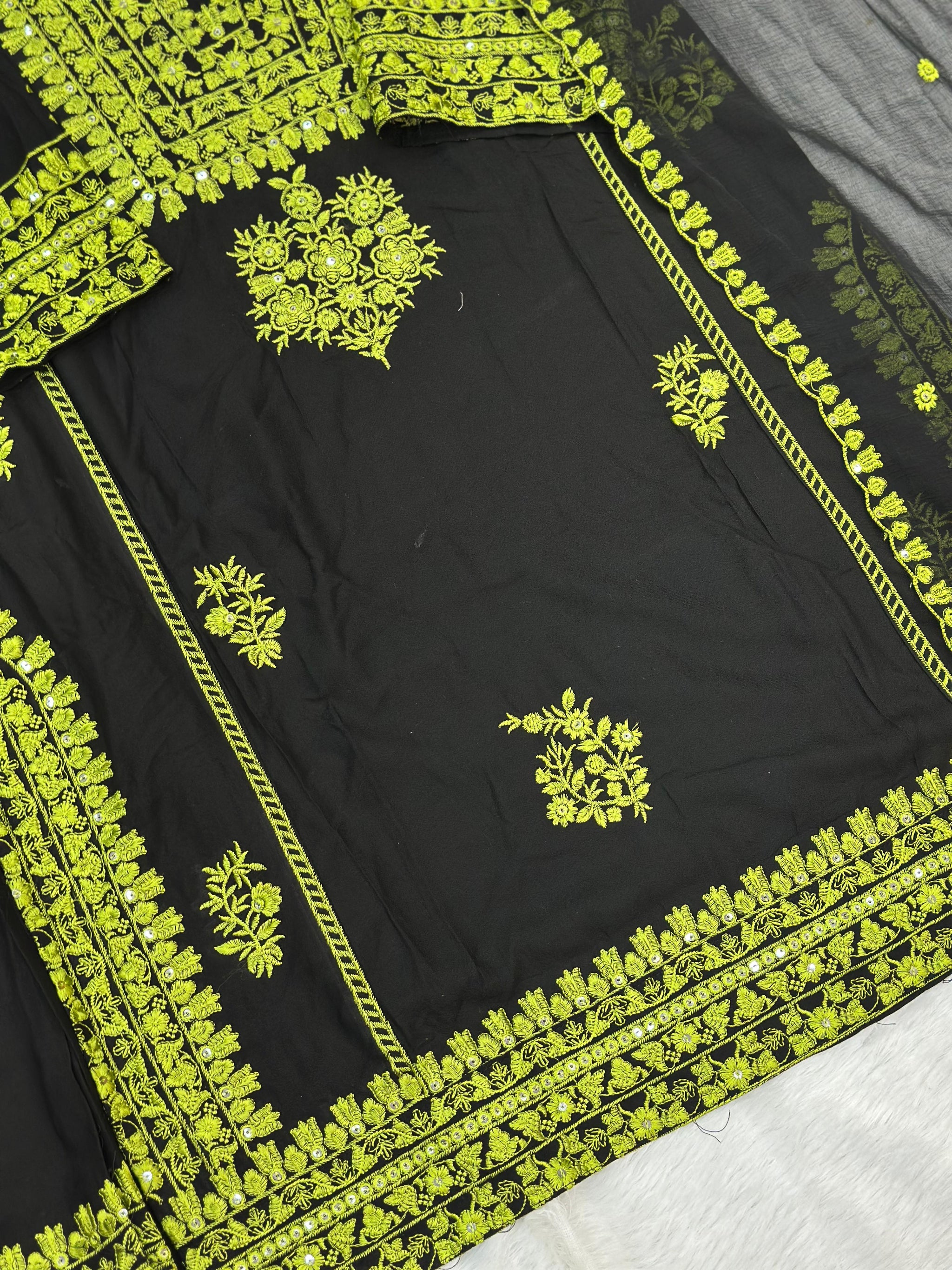 794 Readymade Pakistani Palazzo Coord-Set