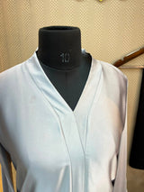 1122 The Premium Abaya - Ice Silver