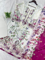 747 Readymade Elaf Pakistani Floral Printed Lawn Suit - Cotton