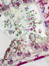 747 Readymade Elaf Pakistani Floral Printed Lawn Suit - Cotton