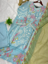 711 Pakistani Heavy Lawn Suit