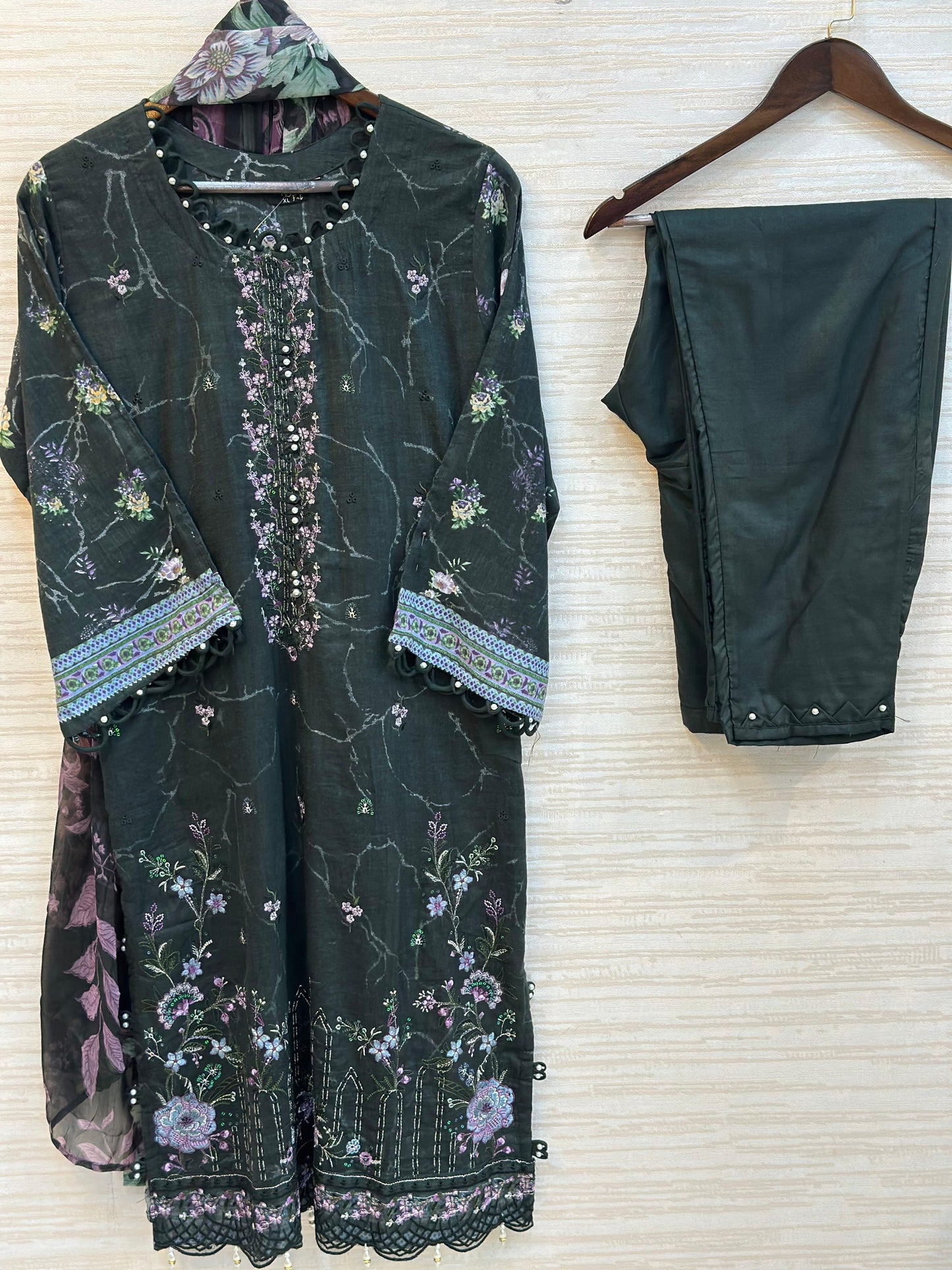 403 Floral Lawn Suit