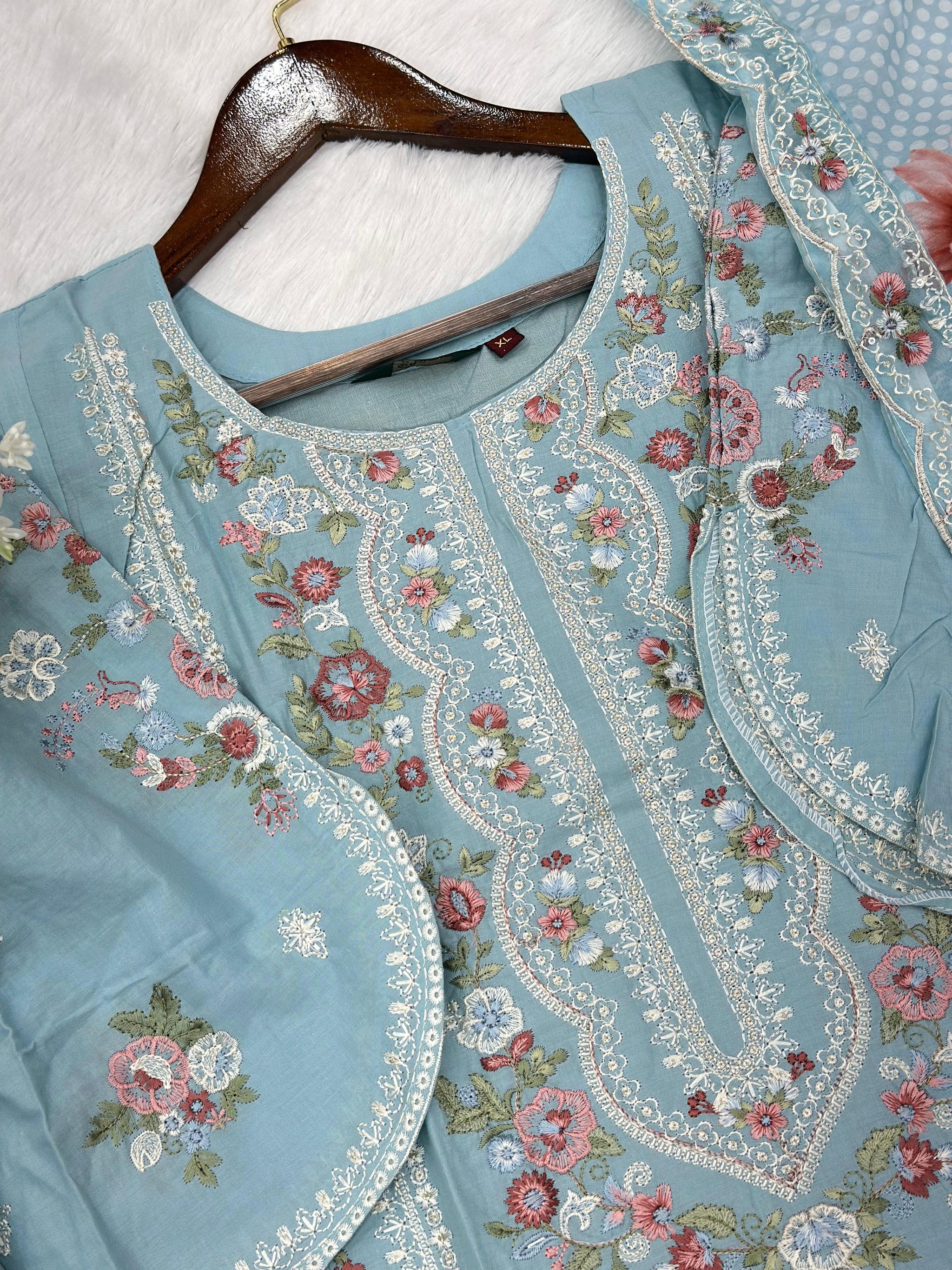 779 Readymade Pakistani Heavy Embroidered Coord-Set