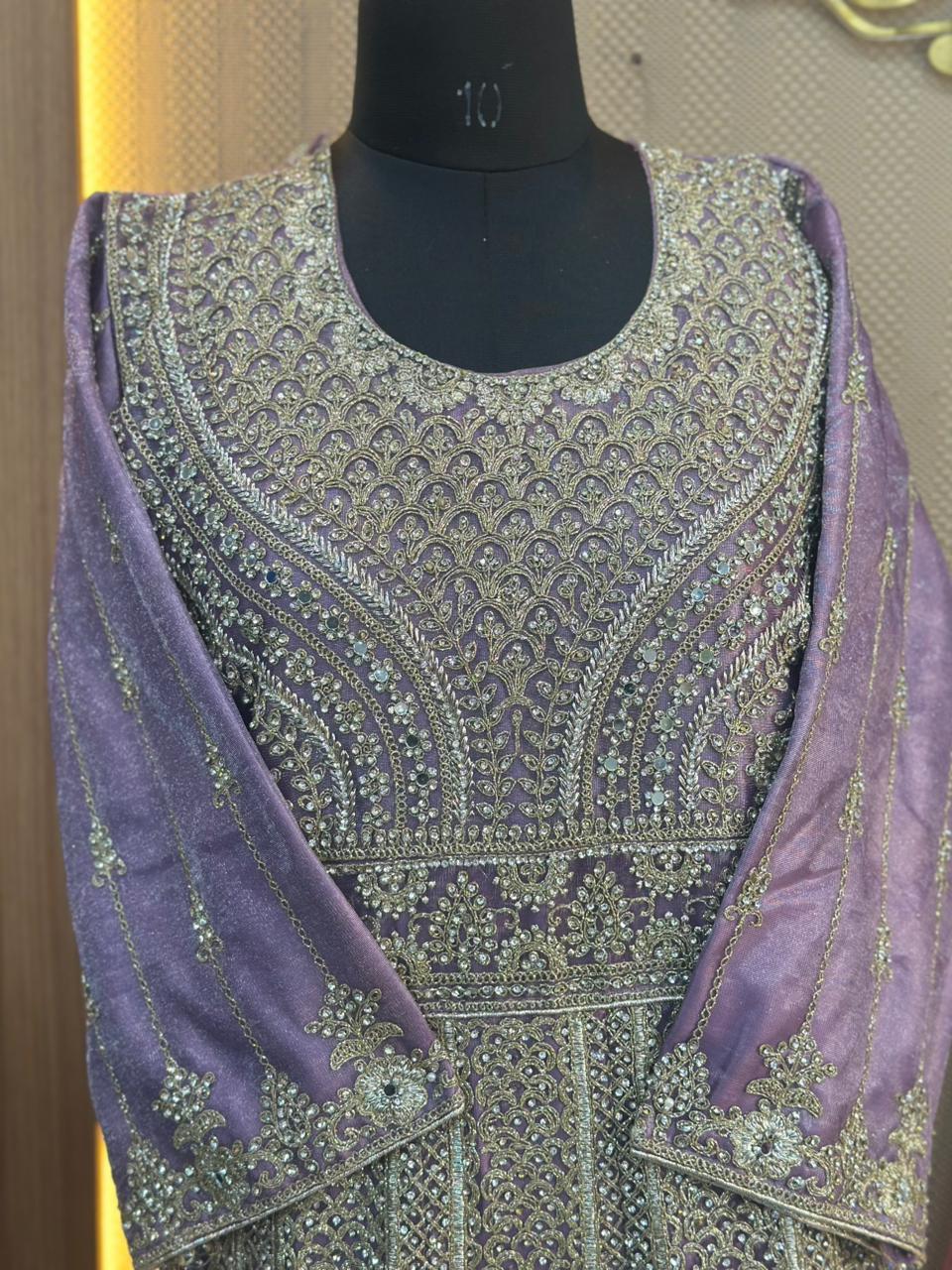 859 Readymade Anarkali Gown