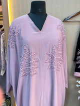 1118 The Premium Abaya - Pale Lavender