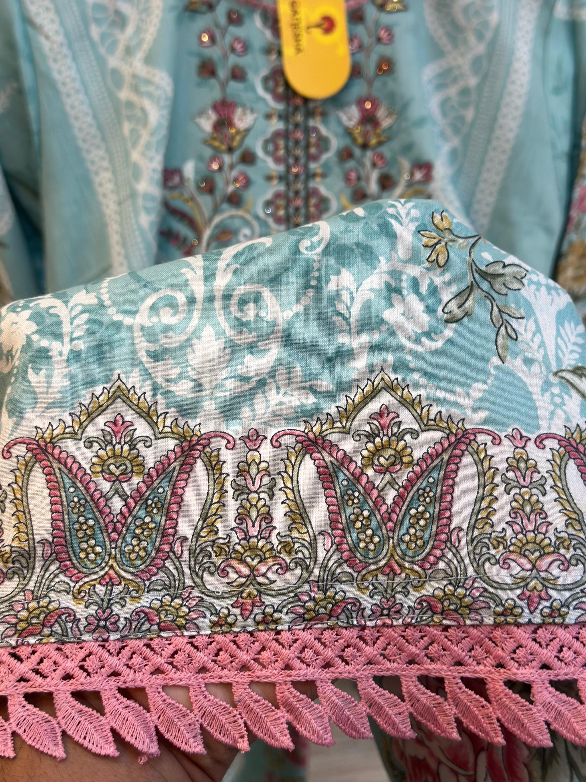 424 Jade Pakistani Embroidery Suit