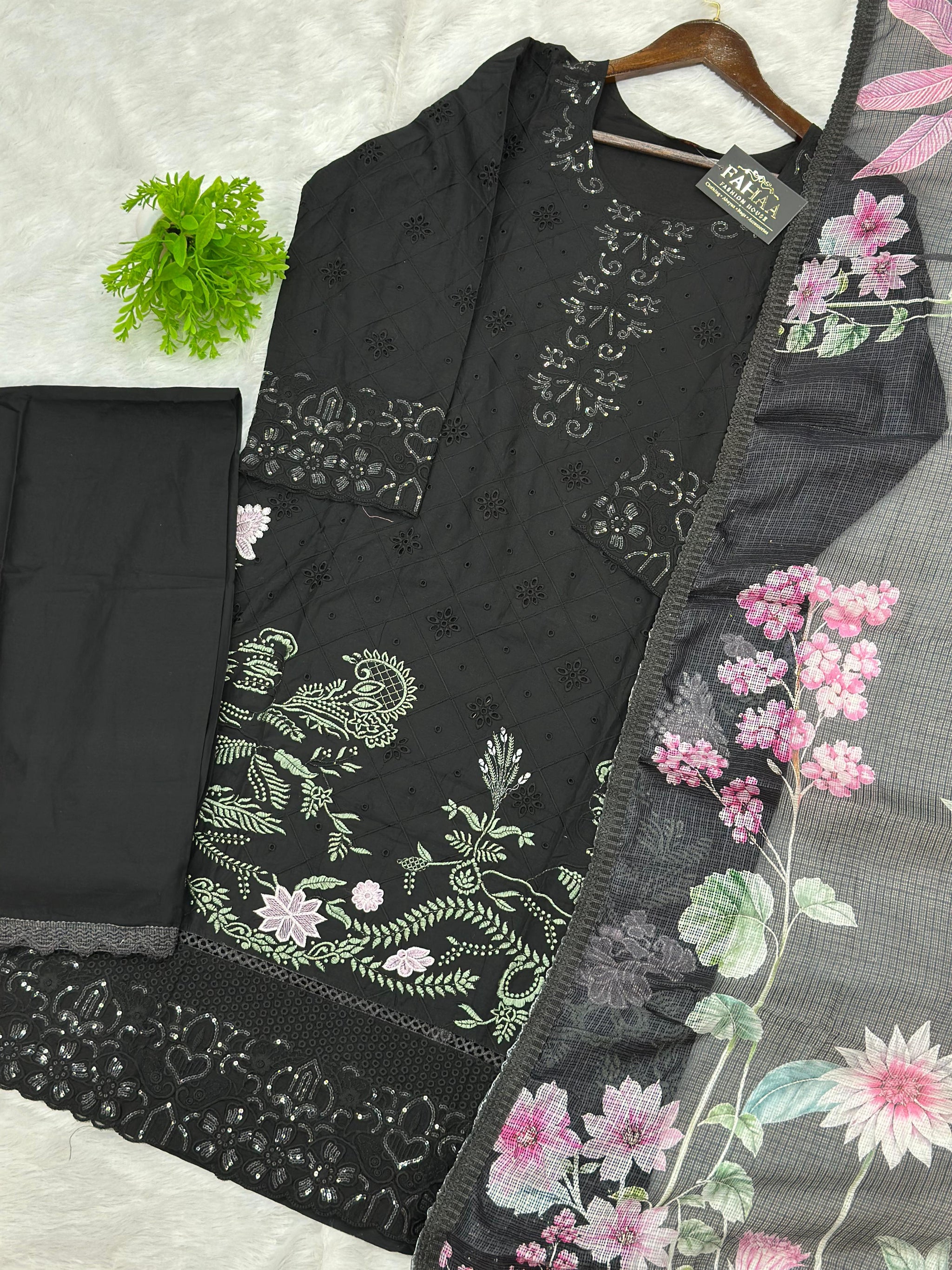 763 Readymade Pakistani Chikankari Suit