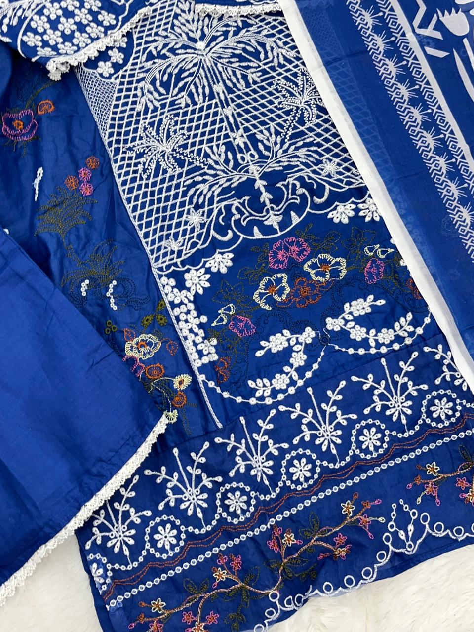 1374 Pakistani Embroidered Lawn Suit