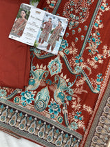1008 Unstitched Casual Lawn Suit