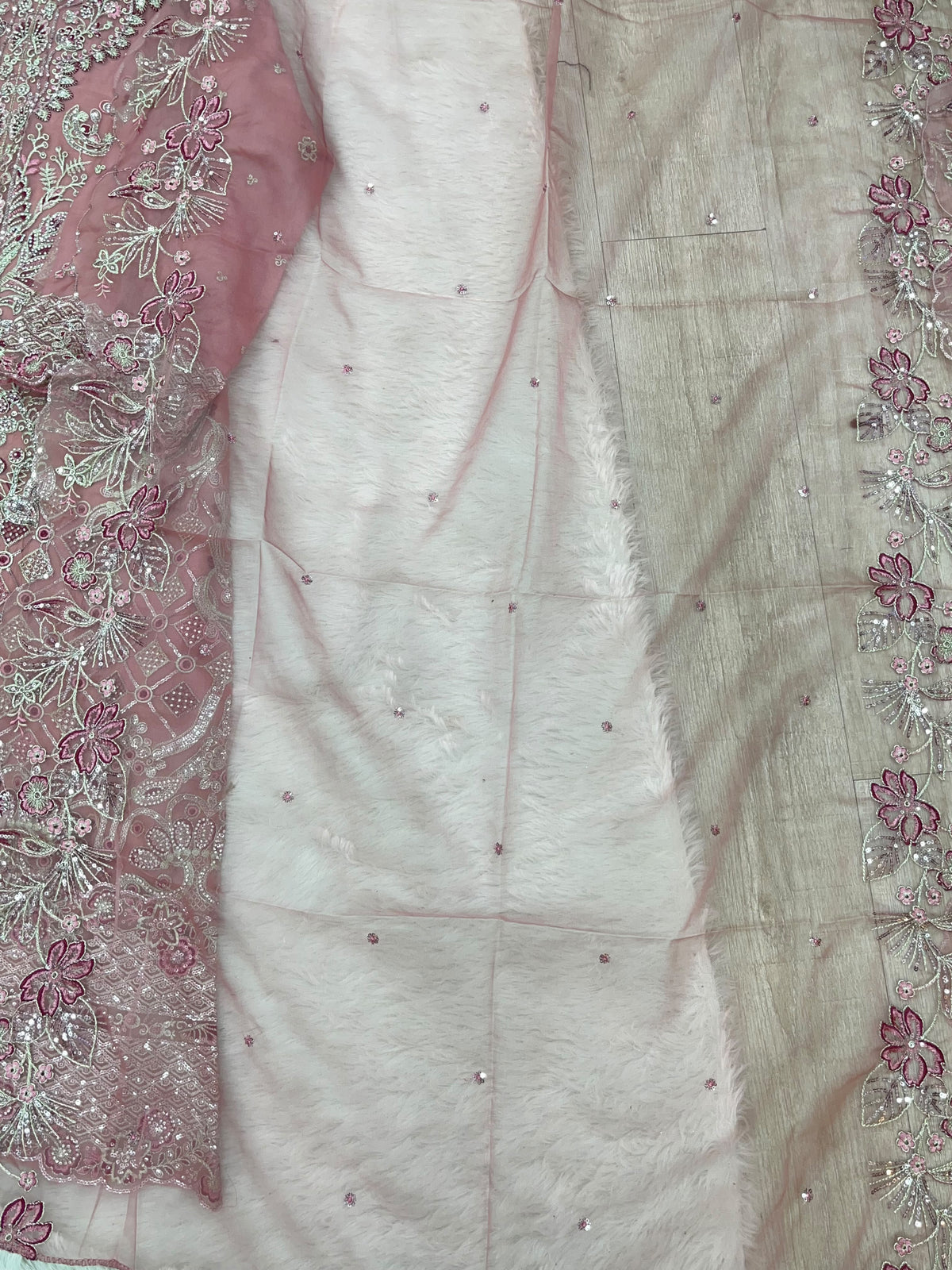 1430 Heavy Pakistani Partywear - Baby Pink