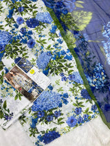 883 Unstitched OG Maria.B Mprints 3pc lawn suit