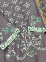 676 Pakistani Lawn Farshi Suit