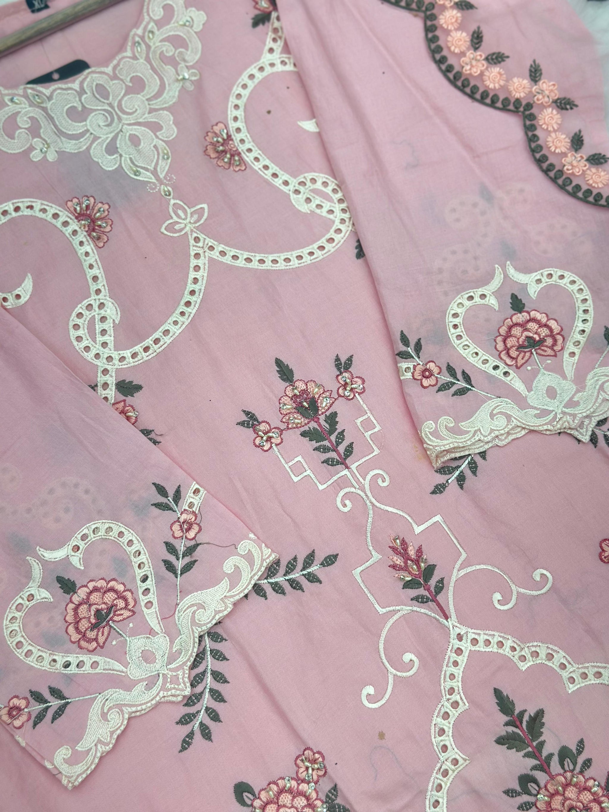 658 Premium Pakistani Lawn Cordset Set