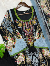 1314 Pakistani Embroidered Suit
