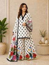 1355 Polka-Dot Floral Coordset