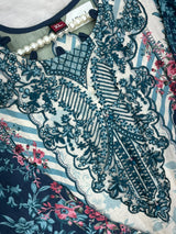 1498 Pakistani Heavy Lawn Suit - 3