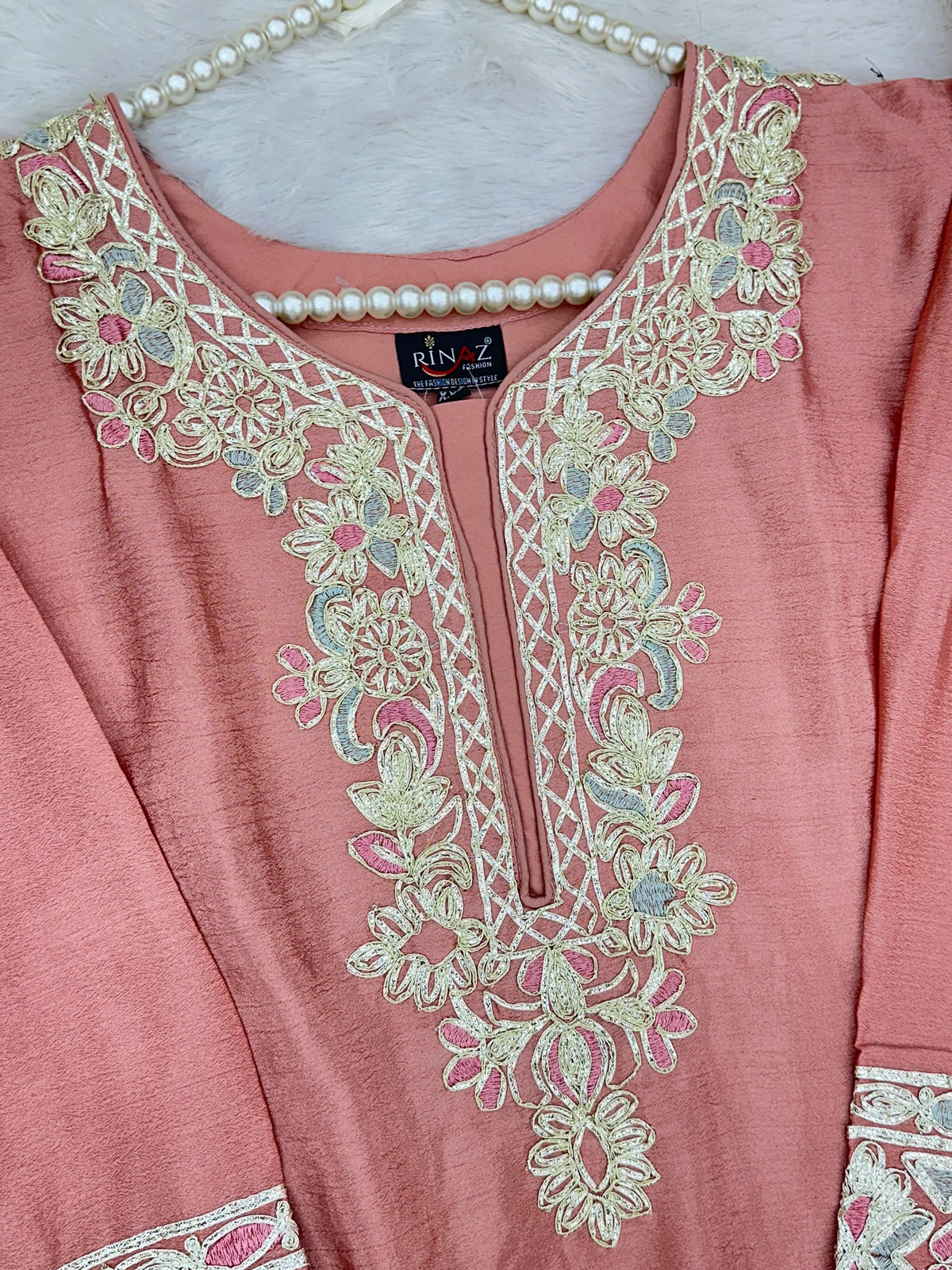 1435 Heavy Pakistani Partywear - Mauve Pink