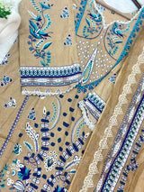 931 Pakistani Embroidered Suit