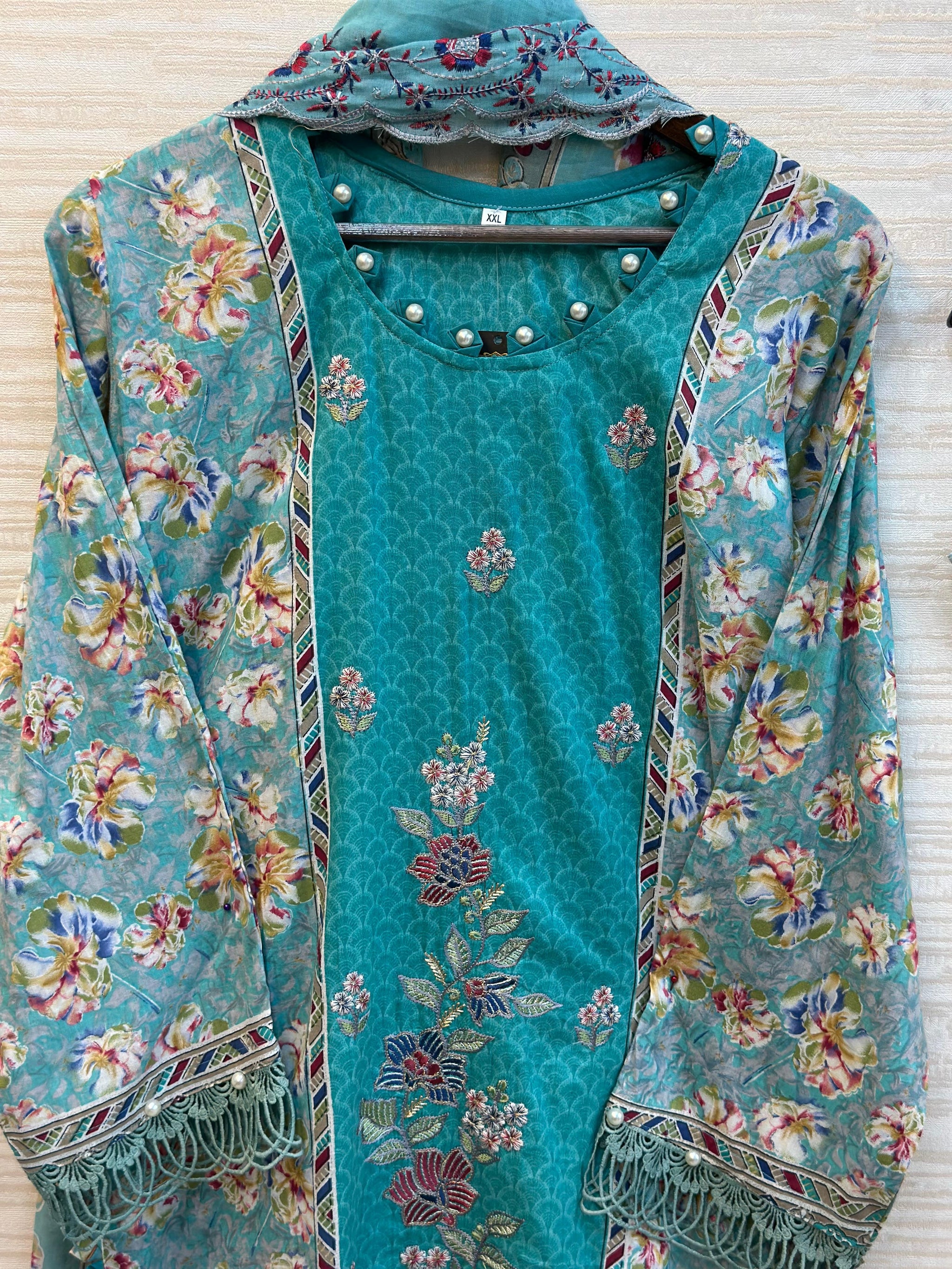 404 Floral Lawn Suit