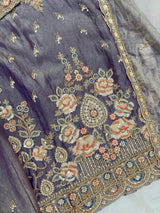 1426 Heavy Pakistani Partywear - Purple