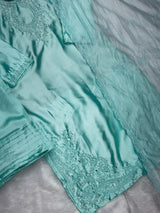 635 Mushk Farshi Set - Aqua