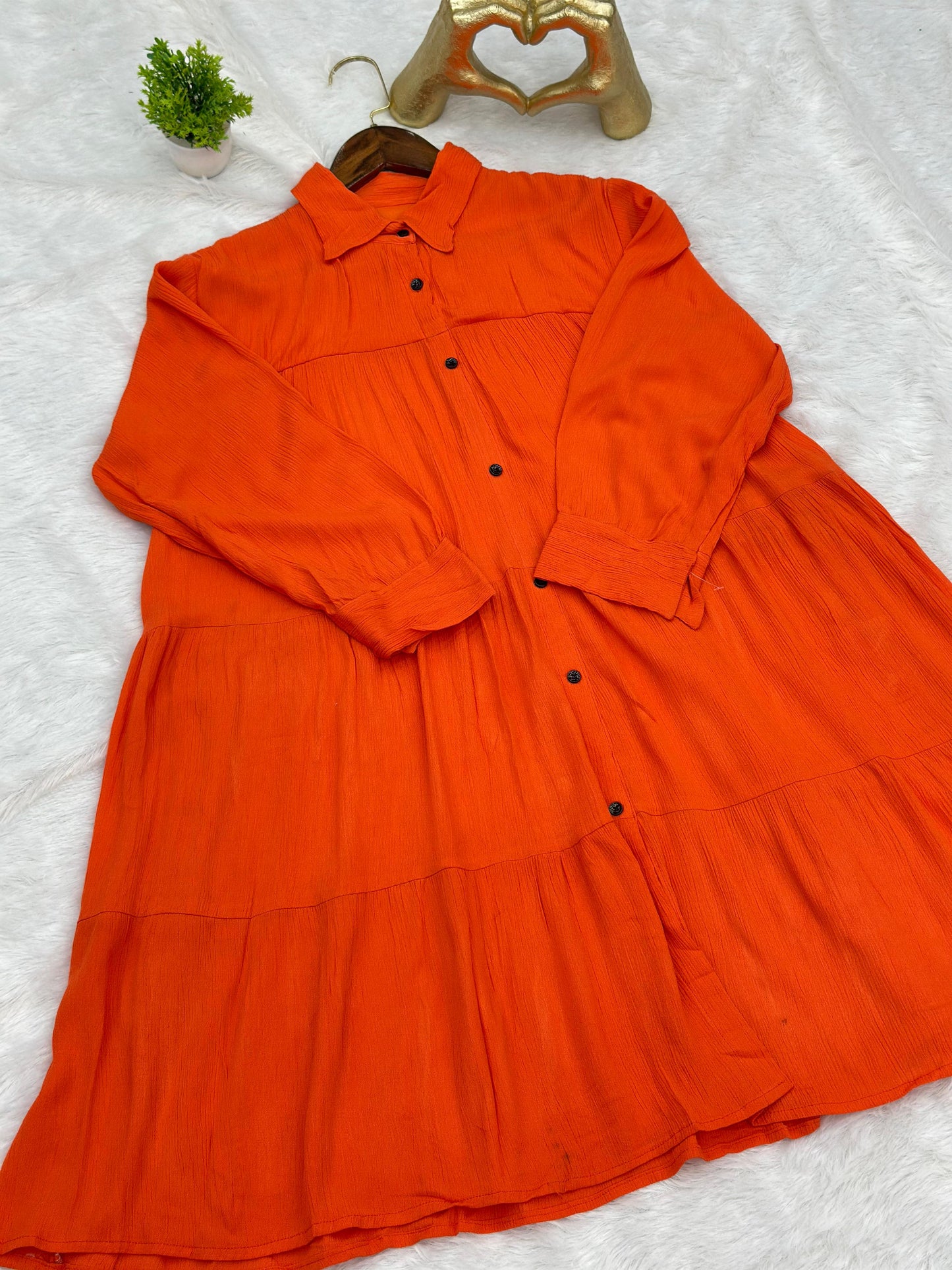 691 Casual Top - Orange