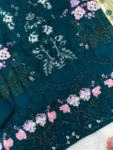 989 Unstitched Ombré Lawn Suit