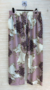 1099 Floral Kaftan Coord Set - Dusty Lavender