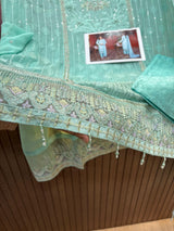 312 Zainab Fazlani OG Unstitched - Blue