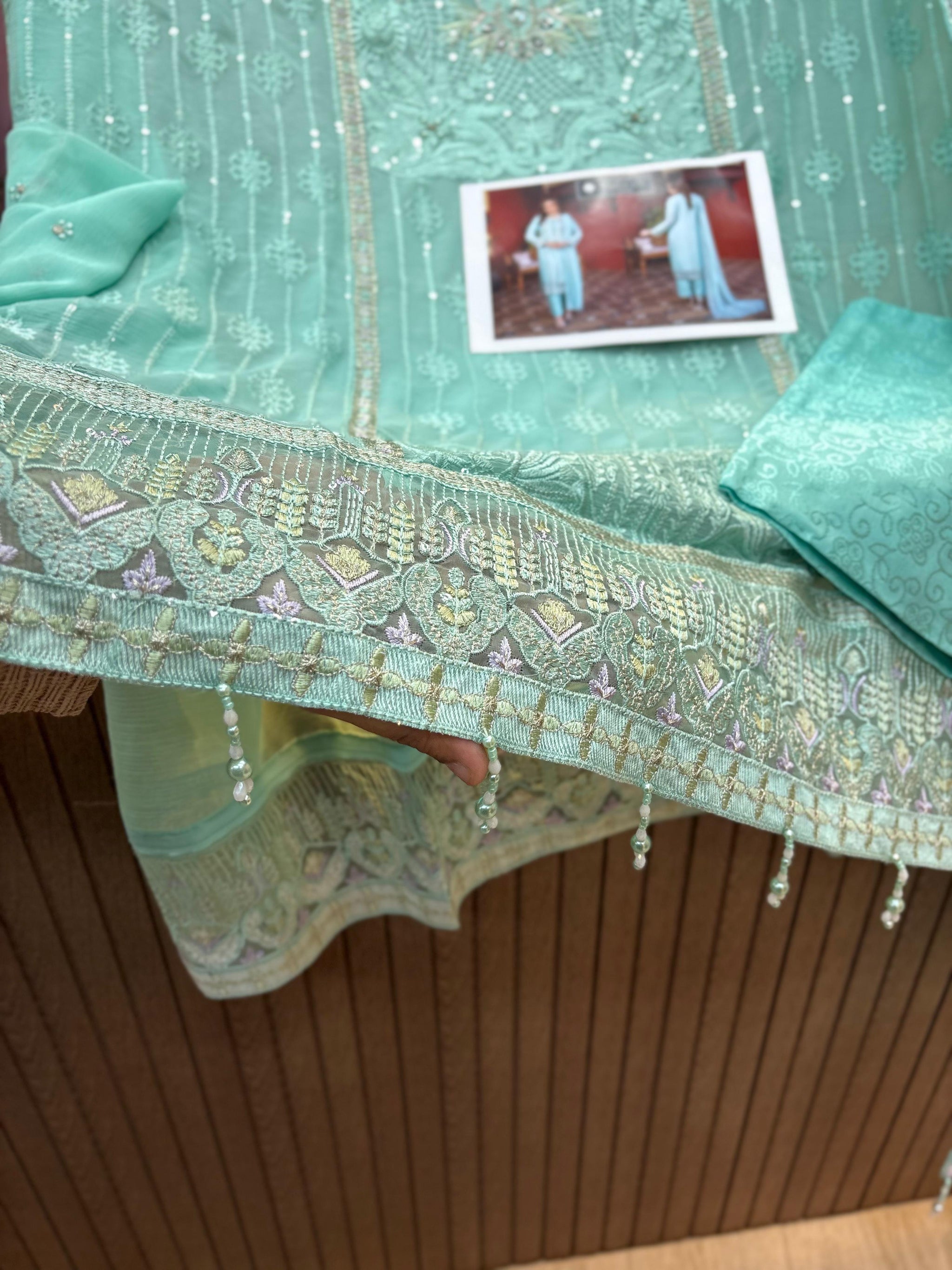 312 Zainab Fazlani OG Unstitched - Blue