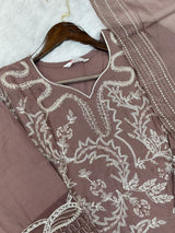 757 Elan Readymade Pakistani Heavy Embroidered Lawn