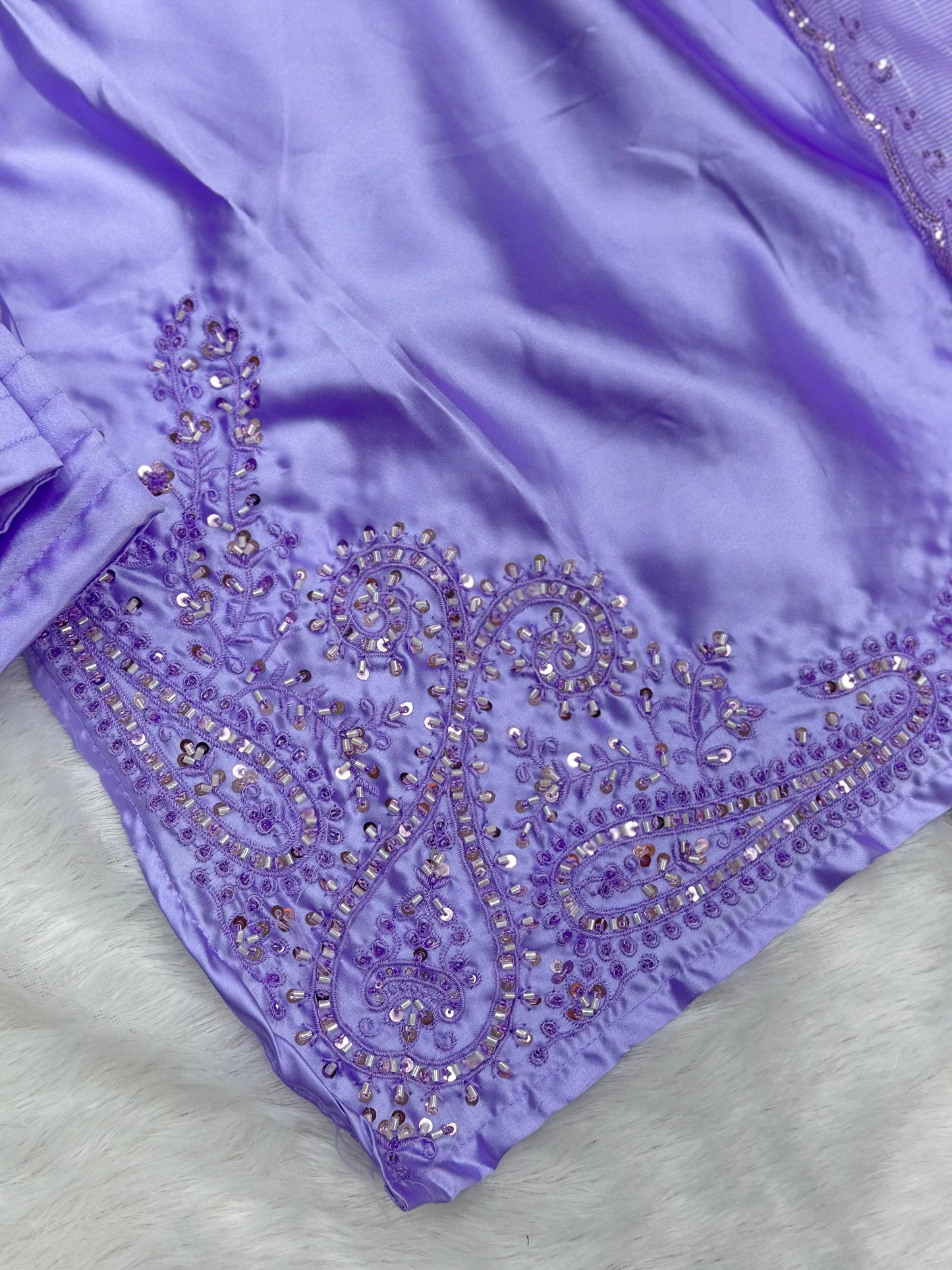 635 Mushk Farshi Set - Lilac