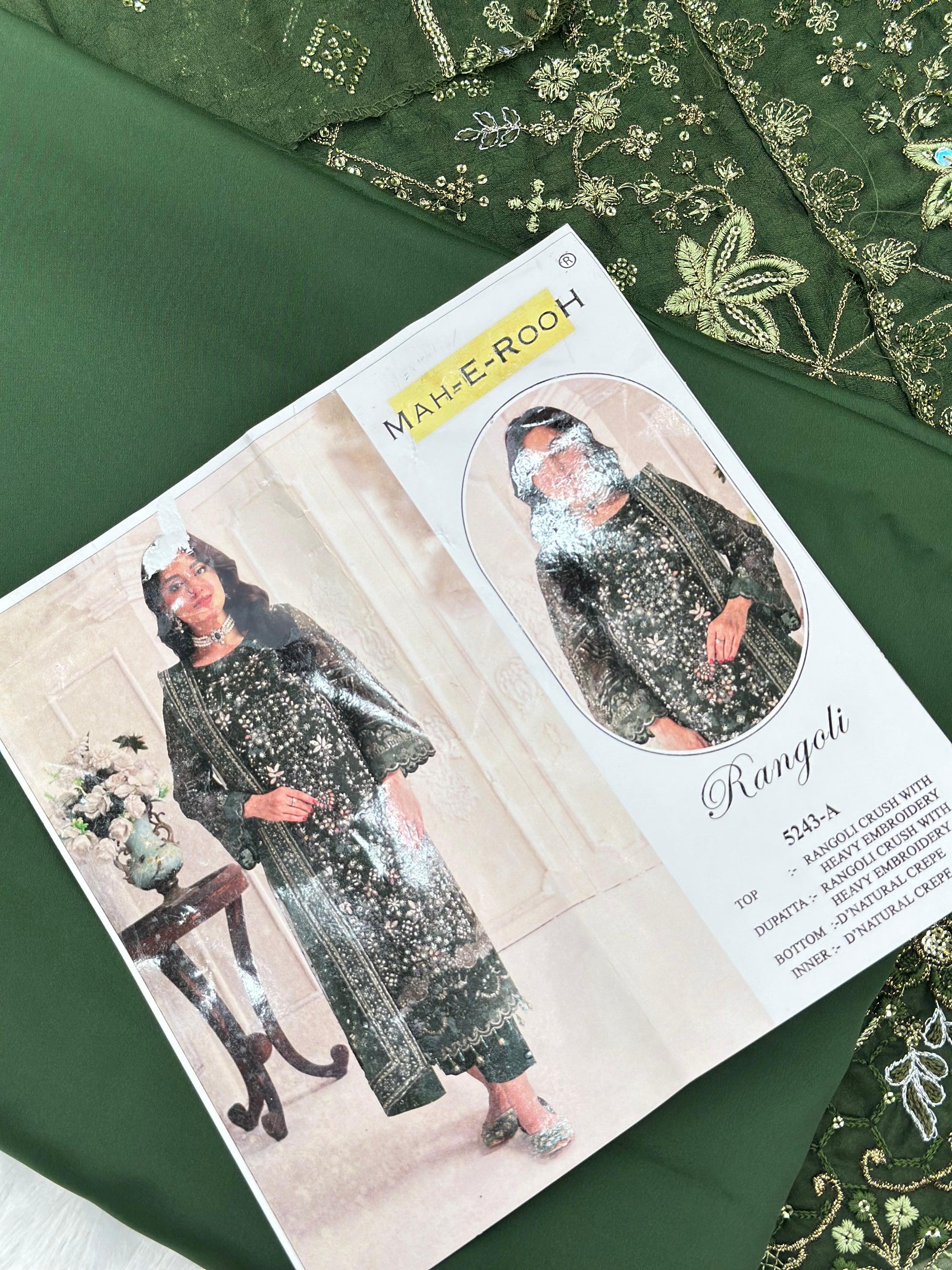 737 Mah-E-Rooh Pakistani Party Wear Unstitched