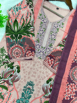 1047 Pakistani Embroidered Suit