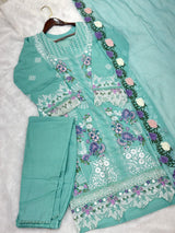 825 Pakistani Lawn Cotton Suit