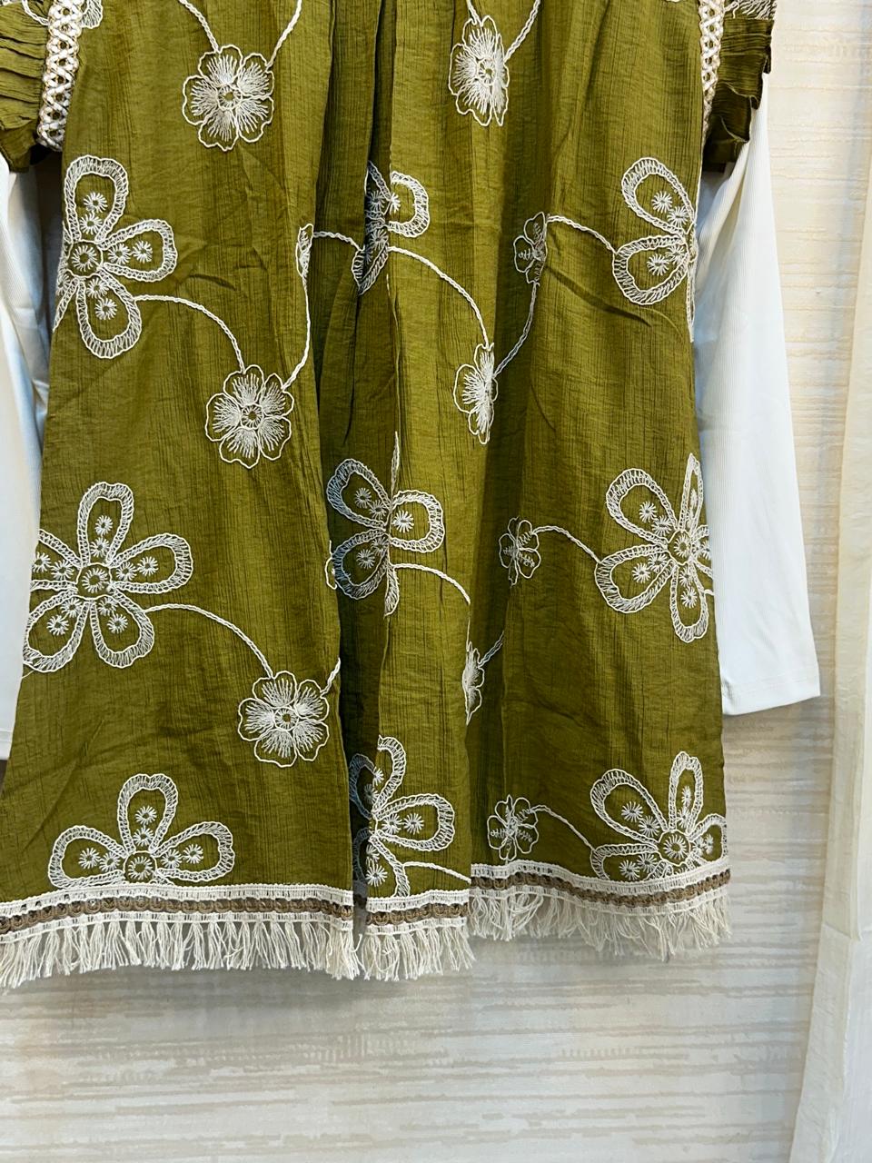 896 Flared Coord Set - Mustard