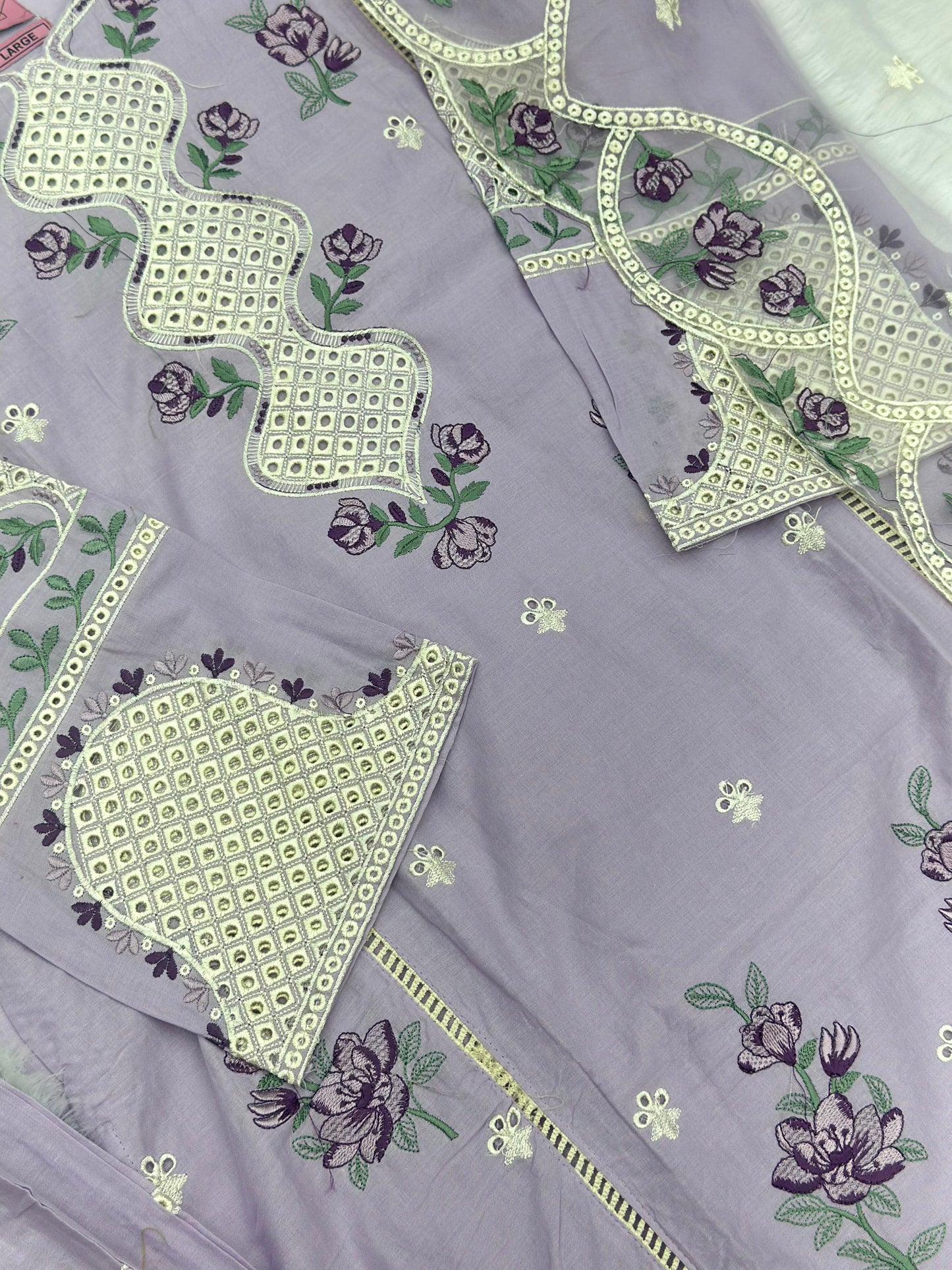 657 Premium Pakistani Lawn Cordset Set