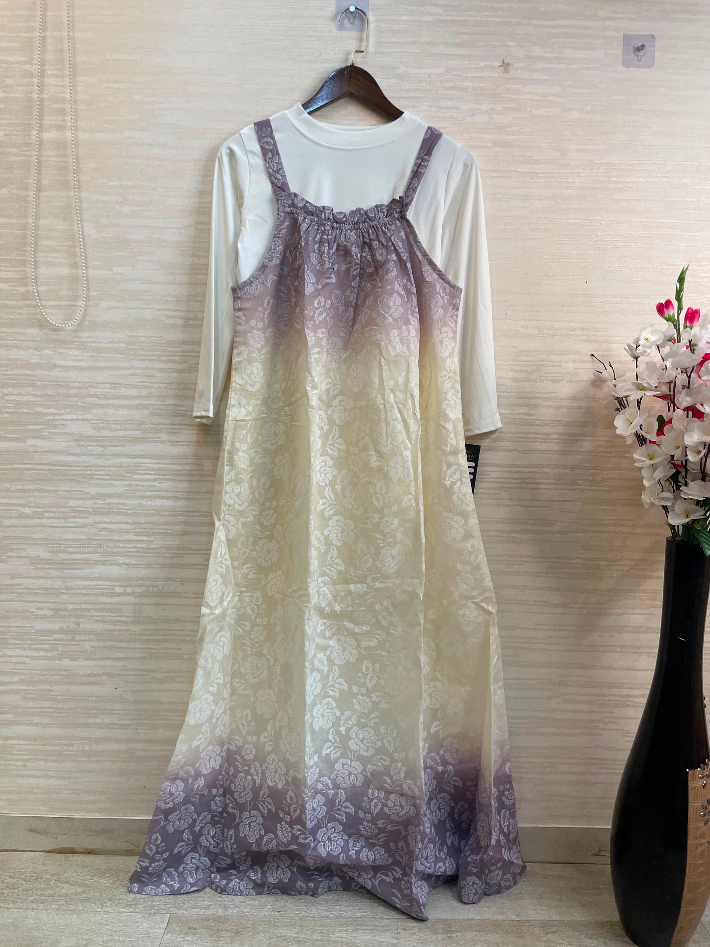 996 Floral Flare Coord Set - Lavender