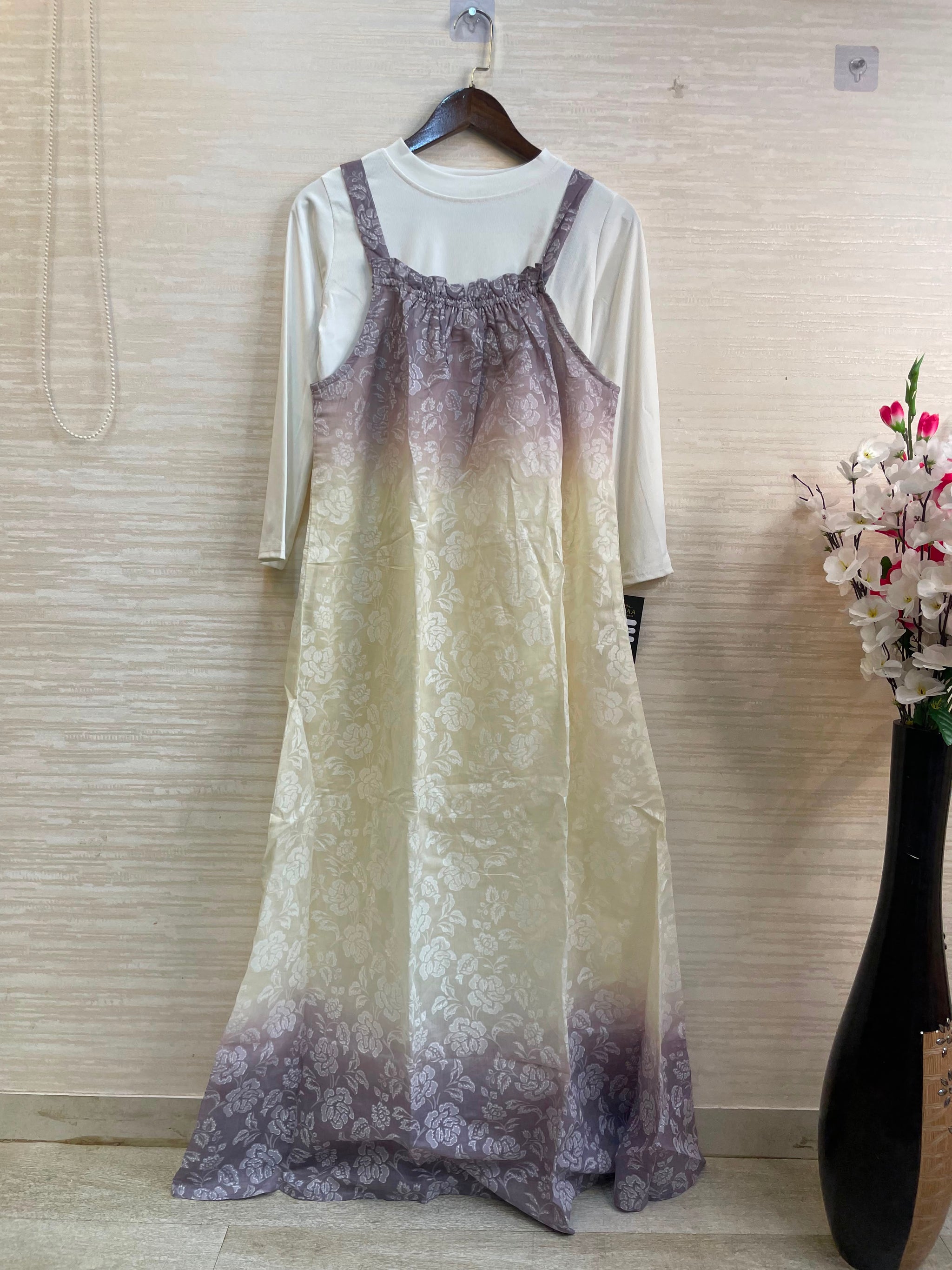 996 Floral Flare Coord Set - Lavender