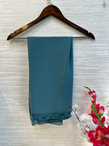 1113 The Premium Abaya - Peacock Teal
