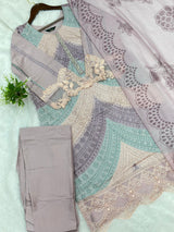 751 Readymade Pakistani Heavy Chikankari Suit