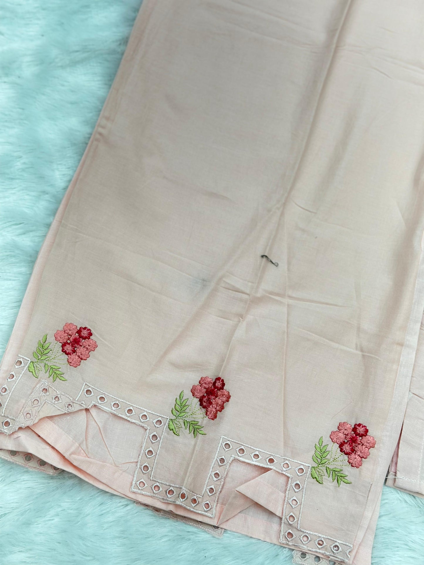 660 Premium Pakistani Lawn Cordset Set - Pink